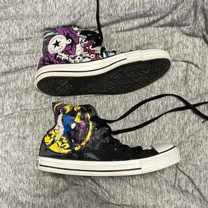 Limited Edition Batman Two Face Converse Size 10 W/8 M
